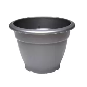 Image of Sankey Round Plastic Black Bell Pot (H)330mm (Dia)460mm