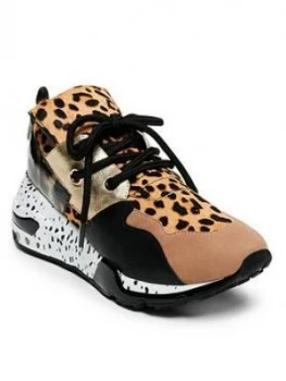 Steve Madden Cliff Trainer - Animal Print, Animal, Size 5, Women