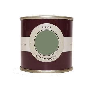 Image of Farrow & Ball Estate Calke green No. 34 Emulsion Paint 100ml Tester pot