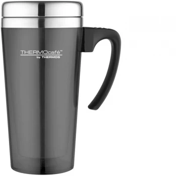 image of Thermos Transparent Travel Mug - Gun Metal