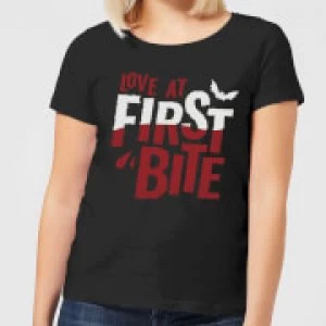 Image of Love at First Bite Womens T-Shirt - Black - 3XL - Black