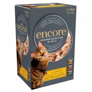 image of Encore Chicken in Jelly Cat Food Pouch 5 x 50g