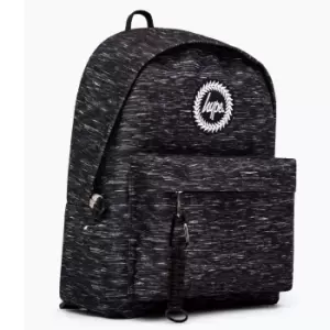 Image of Hype Space Dye Marl Backpack (One Size) (Black/White)