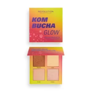Image of Makeup Revolution Hot Shot Kombucha Glow Highlighter Palette