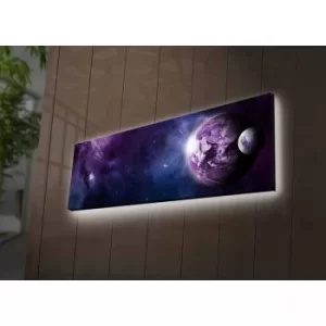 Image of 3090NASA-003 Multicolor Decorative LED Lighted Canvas Painting