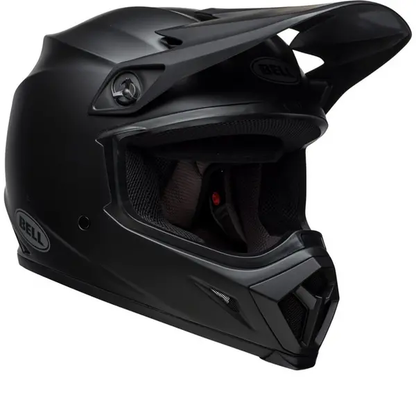 Image of Bell MX-9 MIPS Solid Matte Black ECE 22.06 Offroad Helmet Size S