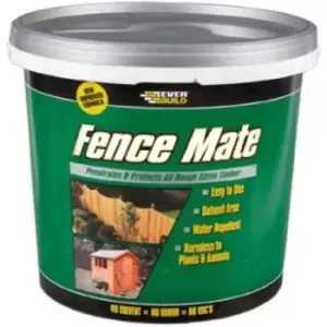 Image of 5LTR Ebony Black shed & fence mate Stain Paint - Ebony Black - Everbuild