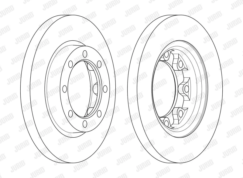 Image of Brake disc JURID 569247J