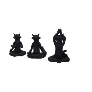 image of Zen Cats (Set of 3) Figurines