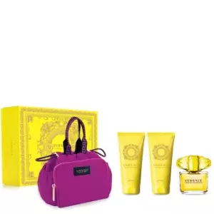 image of Versace Yellow Diamond Eau de Toilette 90ml Gift Set