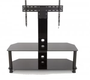 image of AVF SDCL1140BB 1140 mm TV Stand with Bracket - Black