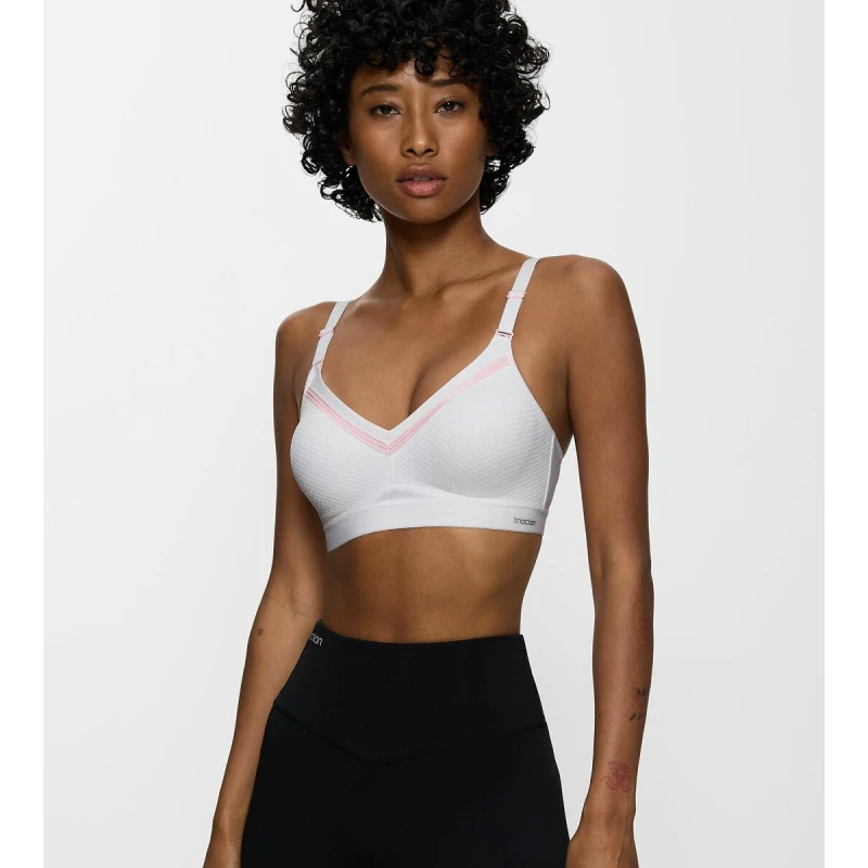 Image of Triumph Free Motion Sports Bra White Polyamide 34C