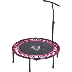 image of Fitness Trampoline with Adjustable Handle, Pink