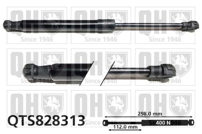 Image of QUINTON HAZELL Bonnet strut QUINTON HAZELL QTS828313