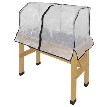 image of VegTrug Small Wall Hugger Greenhouse Micro-Mesh Cover