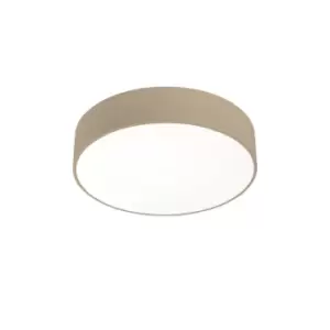 image of Caprice LED Round Flush Ceiling Light Painted Gold 33cm 2720lm 3000K