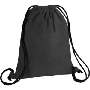 Image of Revive Recycled Drawstring Bag (One Size) (Black) - Westford Mill