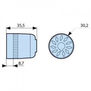 Image of Relay socket Crouzet 25622076 Compatible