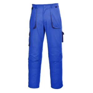 Image of Portwest TX11 Texo Contrast Trouser Royal Blue 2XL 33"