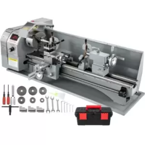 Image of VEVOR Mini Metal Lathe Bench Top 8.7"x29.5" 750W for Turning 2250 RPM Metal Gear