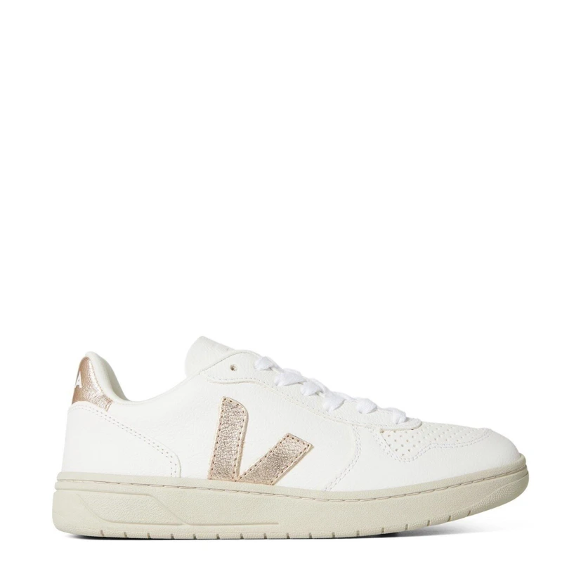 Image of V-10 Chromefree Leather Trainers