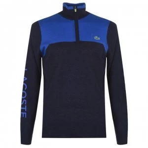 Lacoste Sport Technical Wool Golf Sweater Mens - Navy