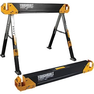 image of Toughbuilt C650-2 Saw Horse and Jobsite Table Twin Pack