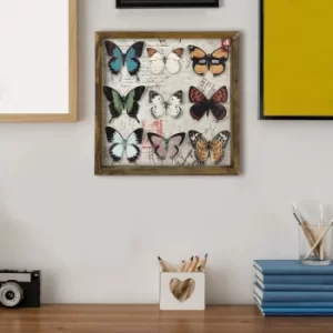 Image of MZM492 Multicolor Decorative Framed MDF Painting