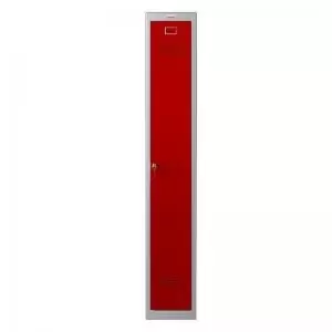 image of Phoenix PL Series PL1130GRK 1 Column 1 Door Personal Locker Grey