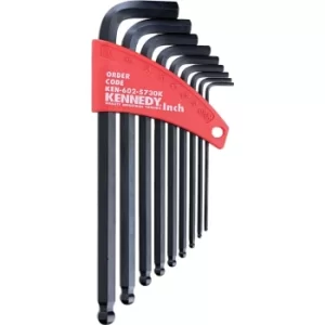 Image of 7 Piece Metric Hex Key Set, Ball End