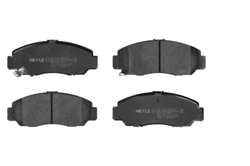 Image of MEYLE 025 237 2916/W Brake pad set Front Axle, with acoustic wear warning, Original Quality, with anti-squeak plate Brake Pad Set,disc brake (402)