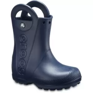 image of Crocs Boys & Girls Handle It Rain Waterproof Wellies Wellington Boots UK Size 1 (EU 32/33)