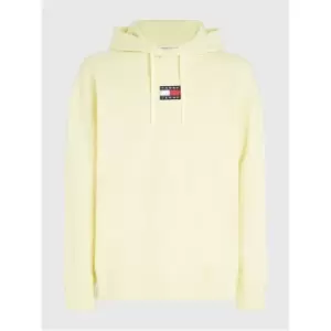 image of Tommy Jeans Tjm Rlx College Pop Text Hoodie - Yellow