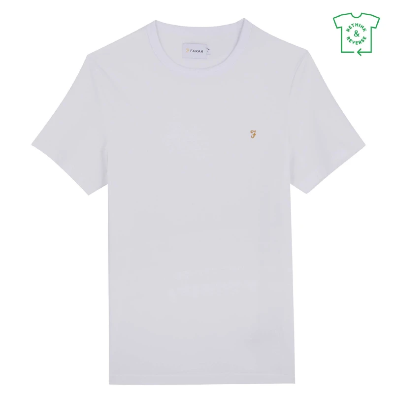 Image of Farah Regular T-Shirt - White White XS