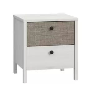 Image of FWStyle 2 Drawer Moondust Bedside