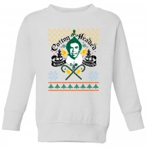 image of Elf Ninny Muggins Kids Sweatshirt - White - 11-12 Years