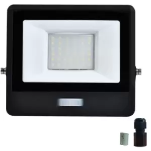 Image of Harper Living - pir Security Floodlight with Fast Connector, Weatherproof IP65, 30 Watts