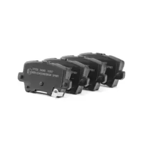 Image of A.B.S. Brake pad set with acoustic wear warning 37530 Brake pads,Brake pad set, disc brake HONDA,CIVIC VIII Hatchback (FN, FK)