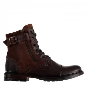 Image of Dune London Cleaveland Leather Boots - TAN