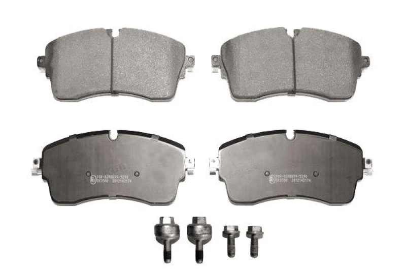 Image of LPR 05P2174K Brake pad set with accessories, with bolts/screws Brake Pad Set,disc brake (402)