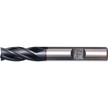 image of 3670 10.00MM Series 3670 HSS-Co M42 Multi Flute Weldon Shank End Mills - Fire Coating