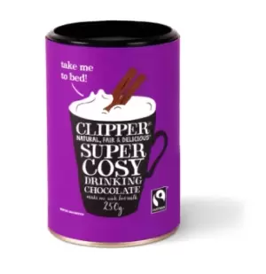 Clipper Fairtrade Super Cosy Drinking Chocolate 250g