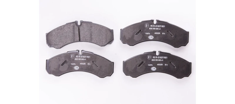 Image of HELLA Brake pad set HELLA 8DB 355 005-411