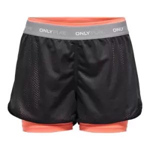 image of 2-in-1 Sports Shorts with Integrated Cycle Shorts