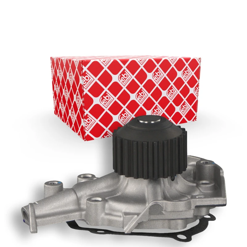Image of FEBI BILSTEIN 26306 Water pump Number of Teeth: 22, Cast Aluminium, with gasket/seal Cast Aluminium Water Pump (1260)