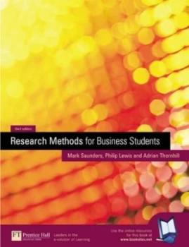 Image of Research Methods for Business Students by Mark N.K. Saunders Paperback