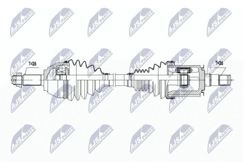 Image of NTY Drive shaft NTY NPW-BM-143
