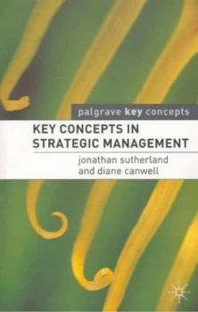 Image of Key Concepts in Strategic Management by Jonathan Sutherland Book