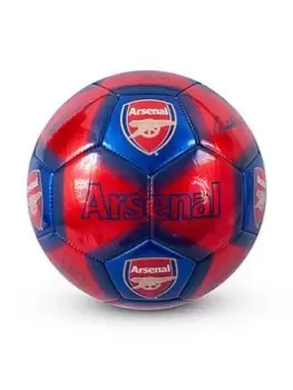 image of Arsenal Size 5 Metallic Signature Football