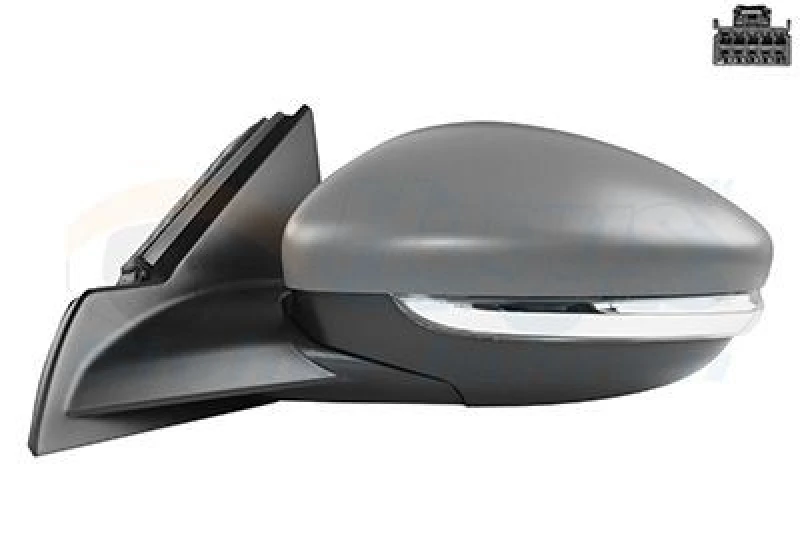 Image of VAN WEZEL Wing mirror VAN WEZEL 3805807